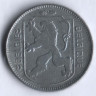 Монета 1 франк. 1944 год, Бельгия (Belgie-Belgique).