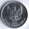 Монета 100 рупий. 1999 год, Индонезия.