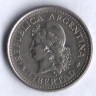 Монета 20 сентаво. 1960 год, Аргентина.