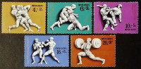 Набор почтовых марок (5 шт.). "Летние Олимпийские Игры - Москва-1980 (II)". 1977 год, СССР.