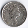 Монета 5 центов. 1994 год, Новая Зеландия.