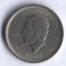 Монета 10 сентаво. 1987 год, Доминиканская Республика.