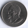 Монета 50 центов. 1968 год, Кения.