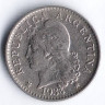 Монета 5 сентаво. 1934 год, Аргентина.