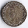 Монета 25 центов. 1915 год, Нидерланды.