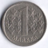 Монета 1 марка. 1983(K) год, Финляндия.