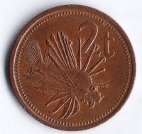 Монета 2 тойа. 1990 год, Папуа-Новая Гвинея.