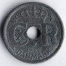 Монета 25 эре. 1942 год, Дания. N;GJ.