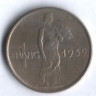 Монета 1 франк. 1939 год, Люксембург.