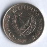 Монета 5 центов. 1987 год, Кипр.