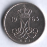 Монета 10 эре. 1983 год, Дания. R;B.