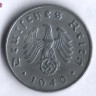 Монета 10 рейхспфеннигов. 1940 год (A), Третий Рейх.