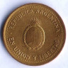 Монета 10 сентаво. 1994 год, Аргентина.