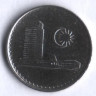 Монета 5 сен. 1981 год, Малайзия.