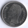 Монета 50 сентимо. 1989 год, Венесуэла.