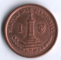 Монета 1 пенни. 2007(PM AA) год, Остров Мэн.