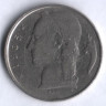 Монета 5 франков. 1965 год, Бельгия (Belgie).
