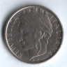 Монета 100 лир. 1994 год, Италия.