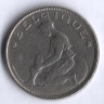 Монета 2 франка. 1923 год, Бельгия (Belgique).