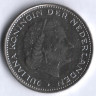 Монета 2-1/2 гульдена. 1969 год, Нидерланды. (Петух).