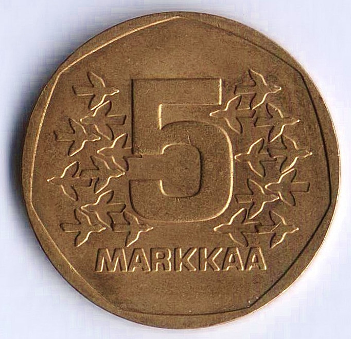 Монета 5 Марок Купить