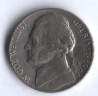 5 центов. 1980(P) год, США.
