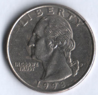 25 центов. 1998(P) год, США.