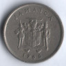 Монета 5 центов. 1986 год, Ямайка.