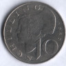 Монета 10 шиллингов. 1989 год, Австрия.