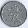 Монета 2 эре. 1958 год, Дания. C;S.