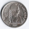 Монета 1 пиастр. 1947(a) год, Французский Индокитай.
