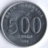 Монета 500 рупий. 2016 год, Индонезия. Тахи Бонар Симатупанг.