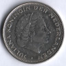 Монета 2-1/2 гульдена. 1970 год, Нидерланды.