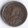 Монета 5 центов. 1916 год, Канада.
