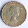 Монета 10 центов. 1962 год, Канада.