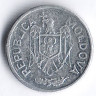 Монета 5 баней. 2005 год, Молдова.