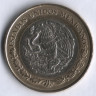 Монета 10 песо. 2008 год, Мексика.