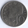 Монета 10 шиллингов. 1995 год, Австрия.