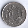 Монета 1 франк. 1953 год, Люксембург.