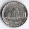 Монета 5 центов. 1985(P) год, США.