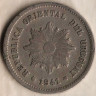 Монета 5 сентесимо. 1941 год, Уругвай.