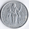 Монета 5 франков. 1982 год, Французская Полинезия.