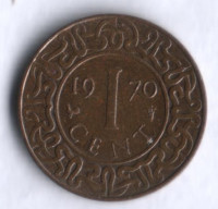 1 цент. 1970 год, Суринам.