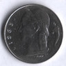 Монета 1 франк. 1963 год, Бельгия (Belgique).