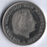 Монета 2-1/2 гульдена. 1971 год, Нидерланды.