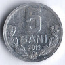 Монета 5 баней. 2013 год, Молдова.