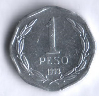 1 песо. 1993 год, Чили.