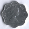 Монета 5 центов. 1999 год, Восточно-Карибские государства.