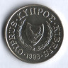 Монета 5 центов. 1993 год, Кипр.