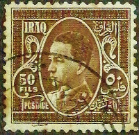 Почтовая марка (50 f.). "Король Гази I". 1934 год, Ирак.